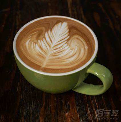 压纹树叶咖啡