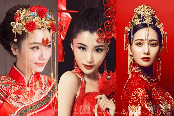 时尚中国风摄影新娘