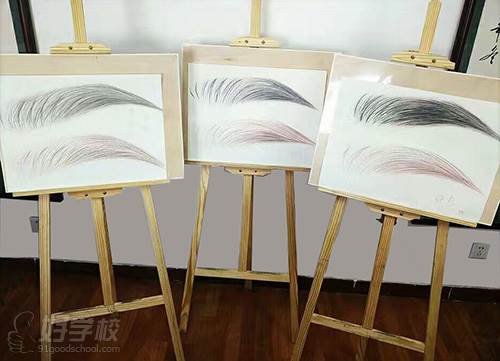 重庆大美东方职业培训学校美妆素描