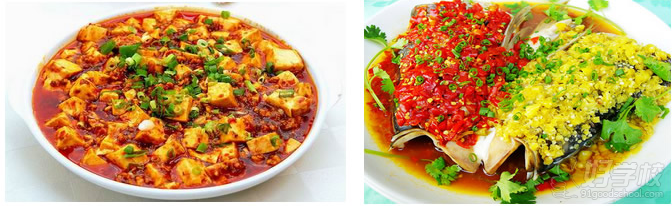 上海味之美餐饮豆腐和鱼头制作成品