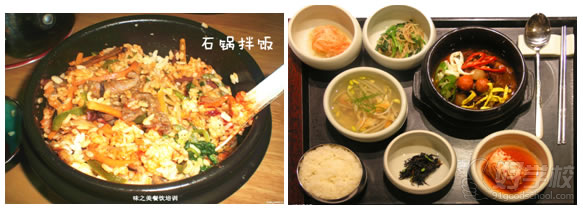 韩国石锅拌饭学员成品展示
