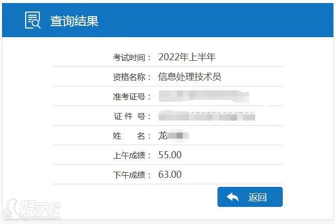 2022年上半年成绩查询