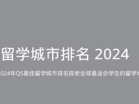 2024QS全球留學(xué)城市排名發(fā)布！倫敦連續(xù)第五年蟬聯(lián)榜首！