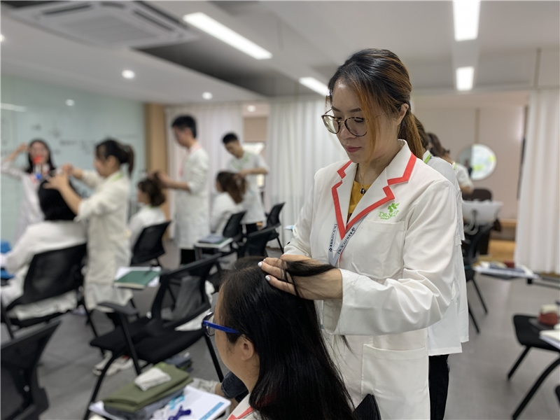 广州韩式养发头疗培训（标准技术）课程