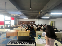 杭州范特西音乐艺考学校的教学现场氛围