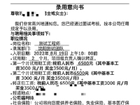 辰星IT教育学员就业录取offer展示