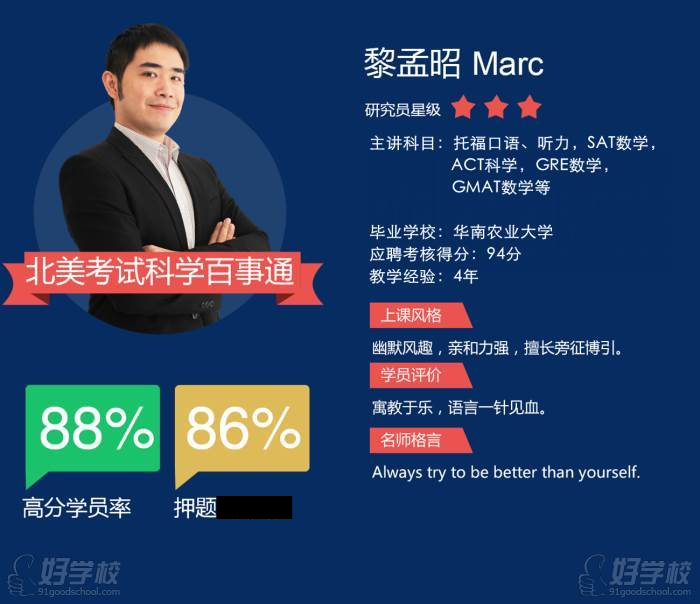 廣州朗閣師資團隊黎孟昭Marc