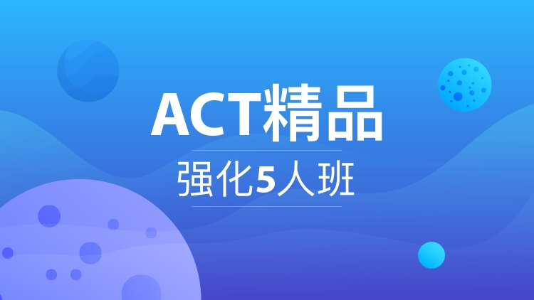 ACT精品强化小班
