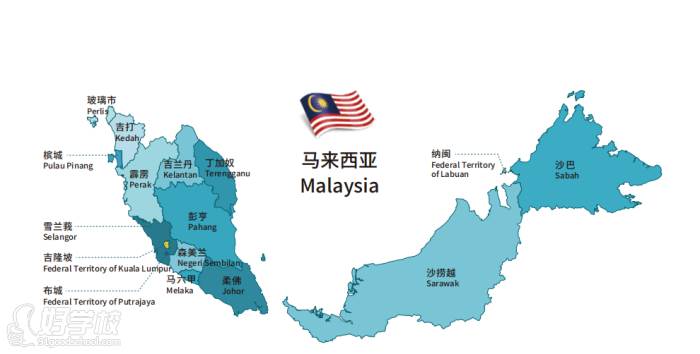 马来西亚地图