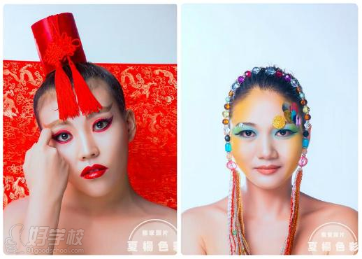 长沙夏杨色彩2015年08月份高级化妆造型作品