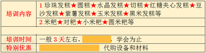 武漢香霸王小吃學校米粑發(fā)糕小吃技術培訓內容