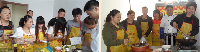 飘飘香小吃技术培训-教学现场