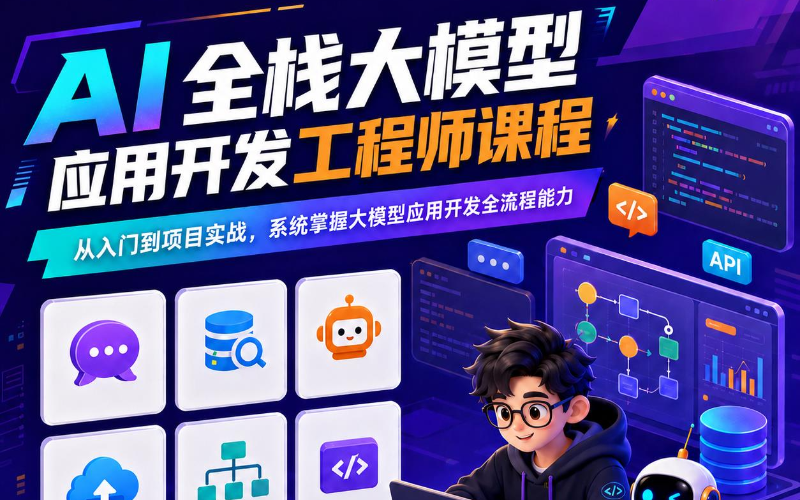 AI全栈大模型应用开发工程师课程