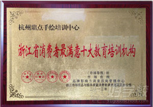 杭州现代手绘培训中心学校荣誉