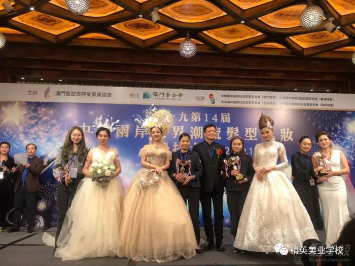 -中华两岸世界潮流发型化妆大赛部分获奖选手