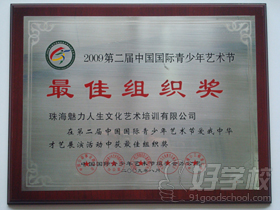 2009第二届中国国际青少年艺术节佳组织奖