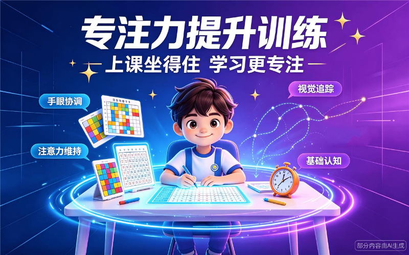 儿童专注力提升训练课程