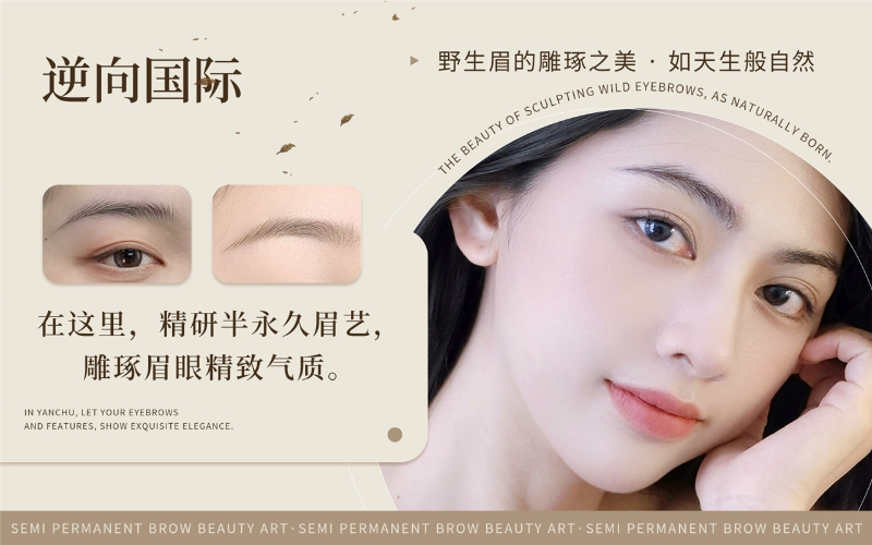 上海半永久纹绣野生眉精修班