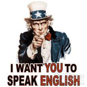 i want you to speak English