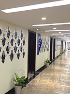 杭州新航道教育教学区走廊展示