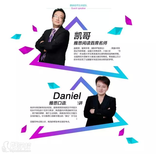 2015年度雅思巔峰盛典師資介紹