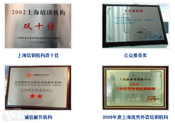 杭州新世界众多权威的获奖奖项