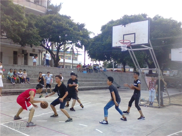 湛江财政职业技术学校篮球比赛