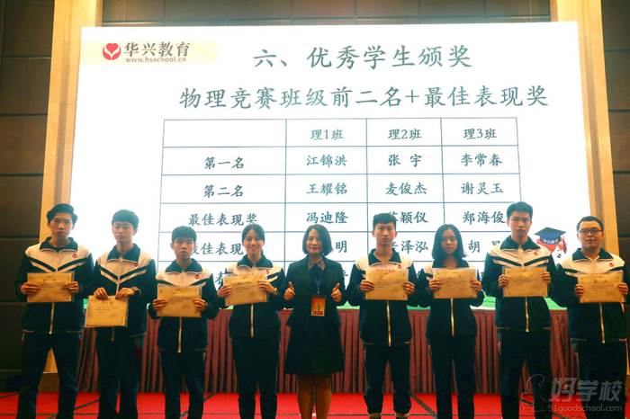 广州华兴教育高考复读学生进步嘉奖