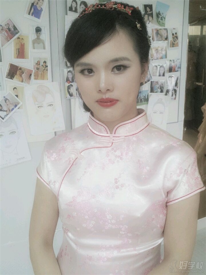 深圳芭莎学员作品之中式旗袍造型