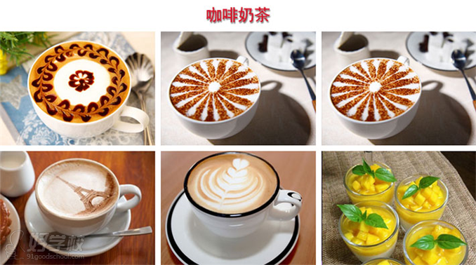 深圳鲁昂国际西点培训学校咖啡奶茶培训班学员作品