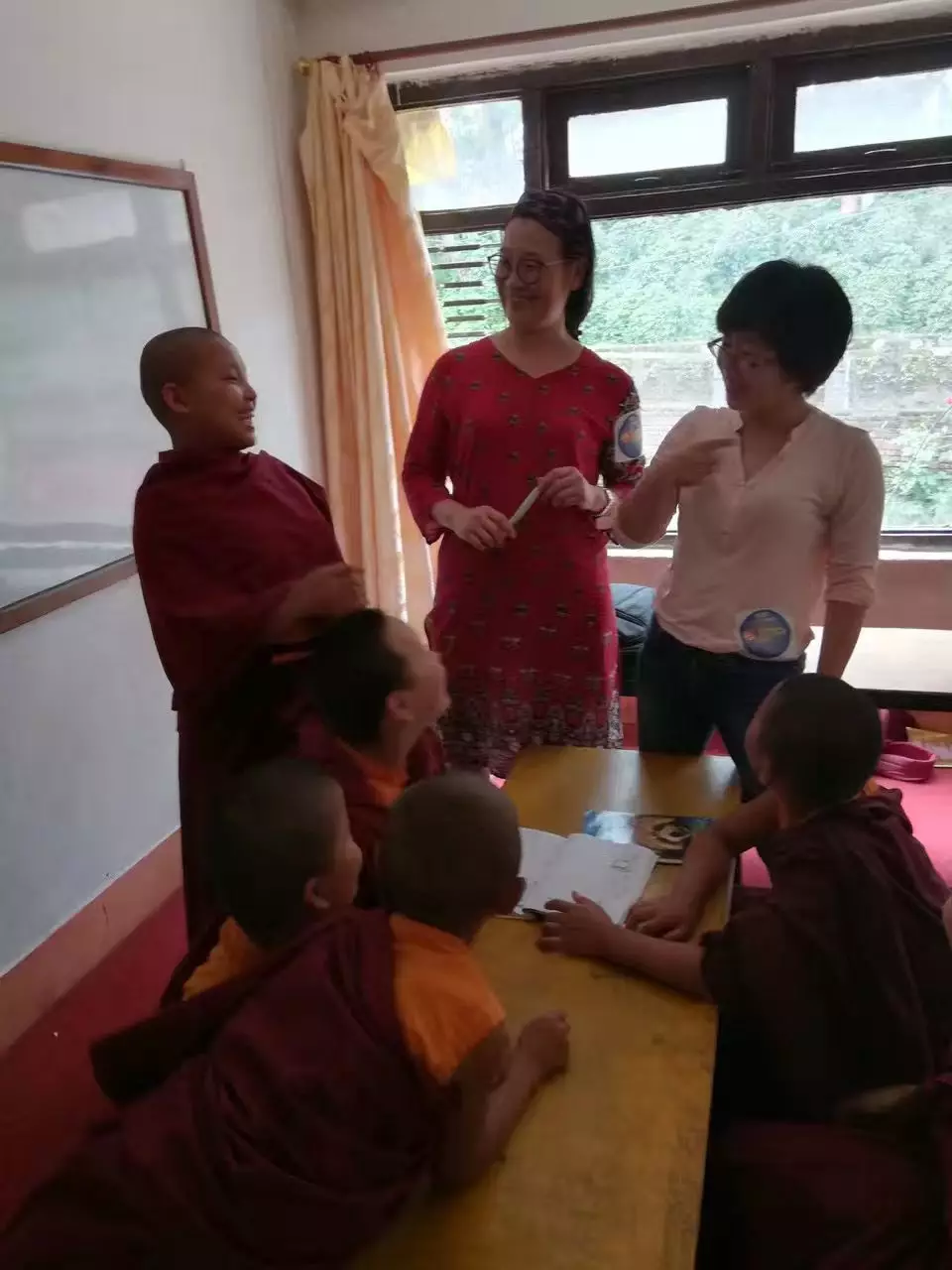 陈老师在尼泊尔的教学时刻