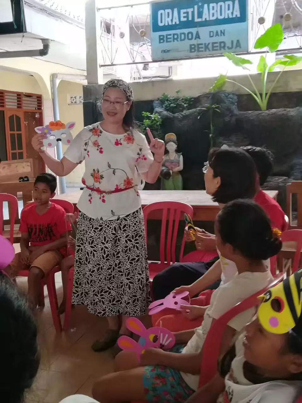 陈老师在巴厘岛的教学时刻