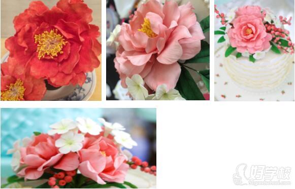 花卉蛋糕制作作品
