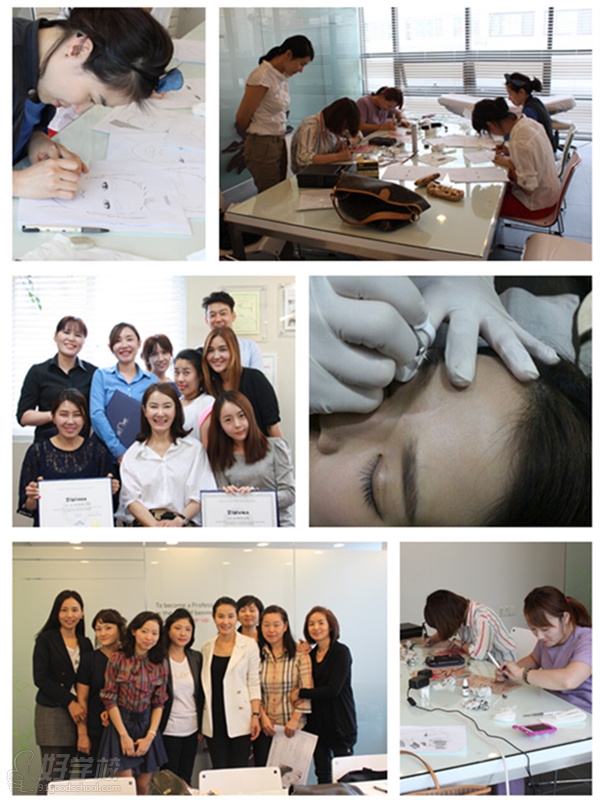 韩国半永久化妆培训课程上课氛围