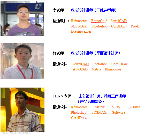广州百乐汇珠宝设计培训学校师资简介