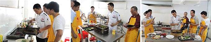 重庆烤鱼培训学员学习过程
