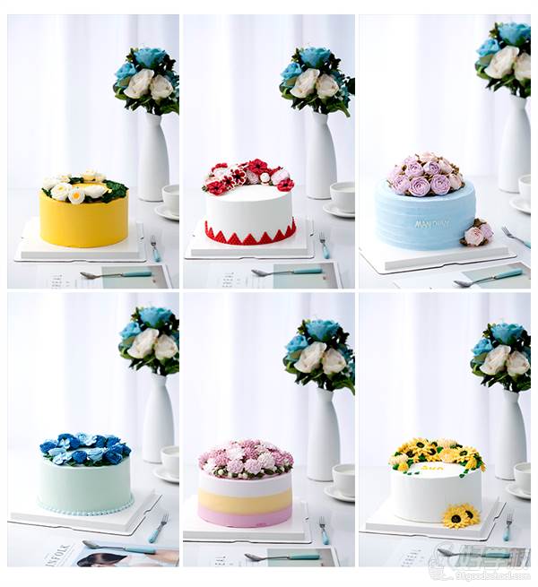 蛋糕裱花課程效果圖