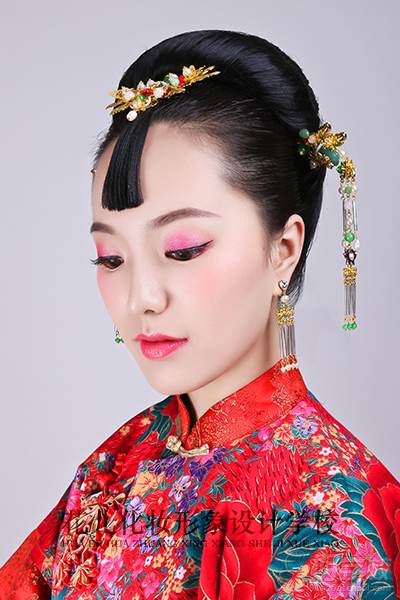 中式复古妆容作品