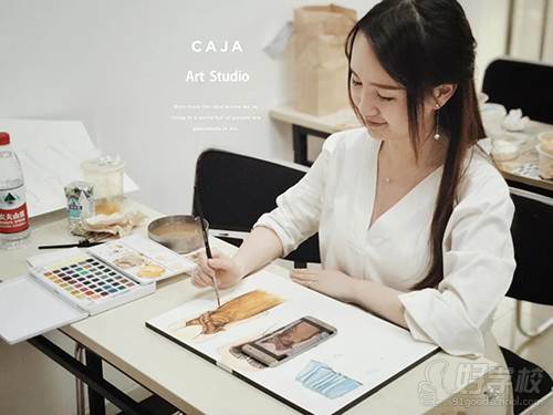 上海CAJA服装设计艺术培训工作室  学习风采