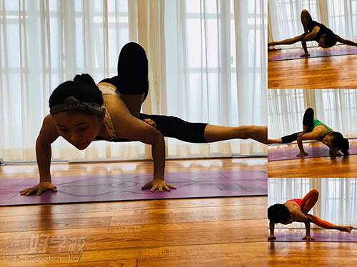 湖南EightWei创意运动瑜伽 学员练习风采