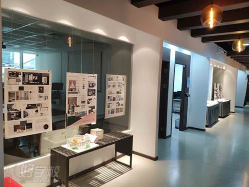 上海莱佛士国际设计学院  走廊