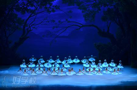 广州爱丽芭蕾舞蹈艺术培训中心 天鹅湖表演现场