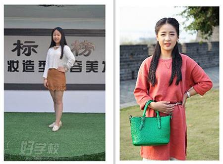岳阳标榜国际化妆纹绣美甲美容学校  色彩形象设计作品展示
