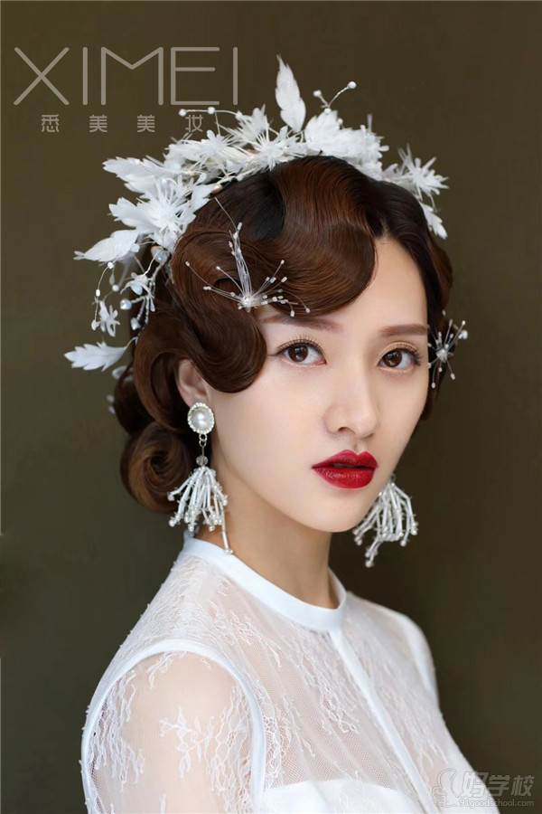 广州悉美美妆培训学校  韩式新娘作品展示