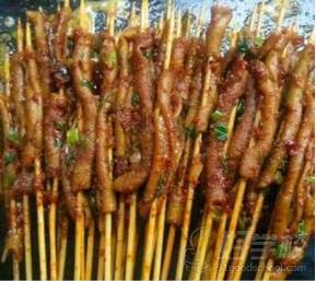 铁板烤鸭肠