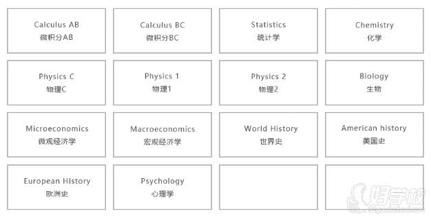 上海荔枝国际教育  学习科目设置