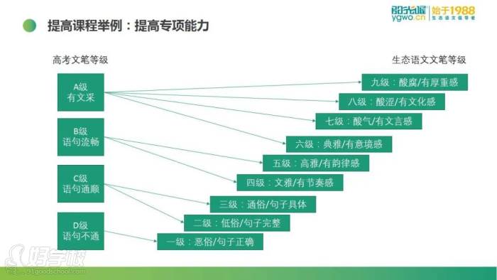 设立提高课程，提高孩子的专项语文能力