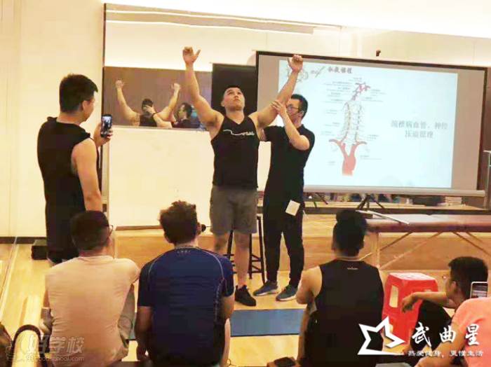 武汉武曲星健身培训学院  现场专业示范教学