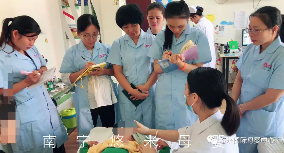 学员们在广西中医药大学第1附属医院临床实习