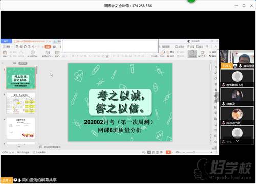 福建優(yōu)一教育 網(wǎng)課6班質(zhì)量分析